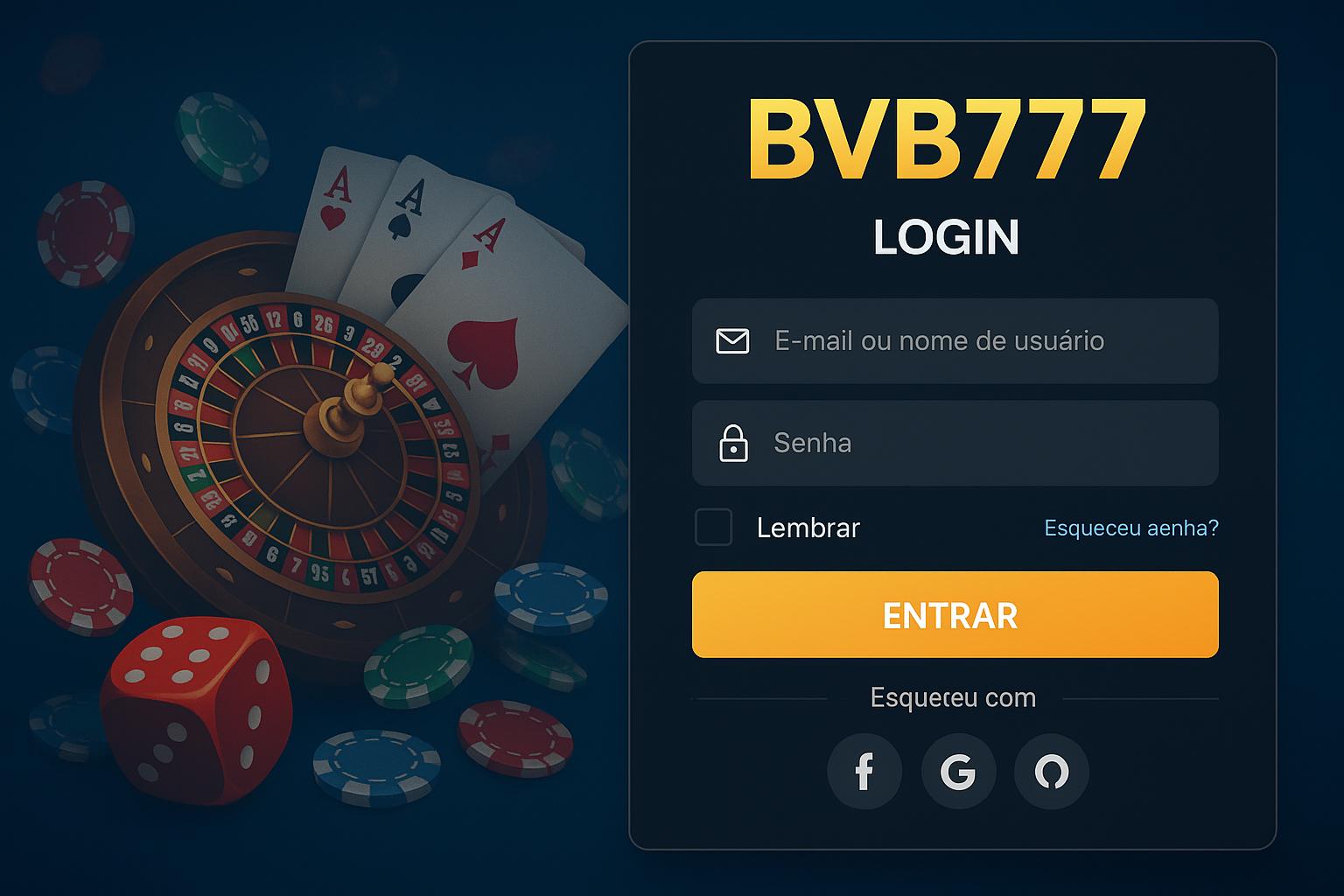 Login no Cassino BVB777