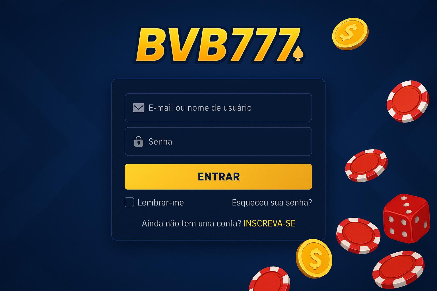 Não Perca tempo, o rRgistro na site BVB777